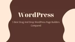 Drag And Drop WordPress Page Builders