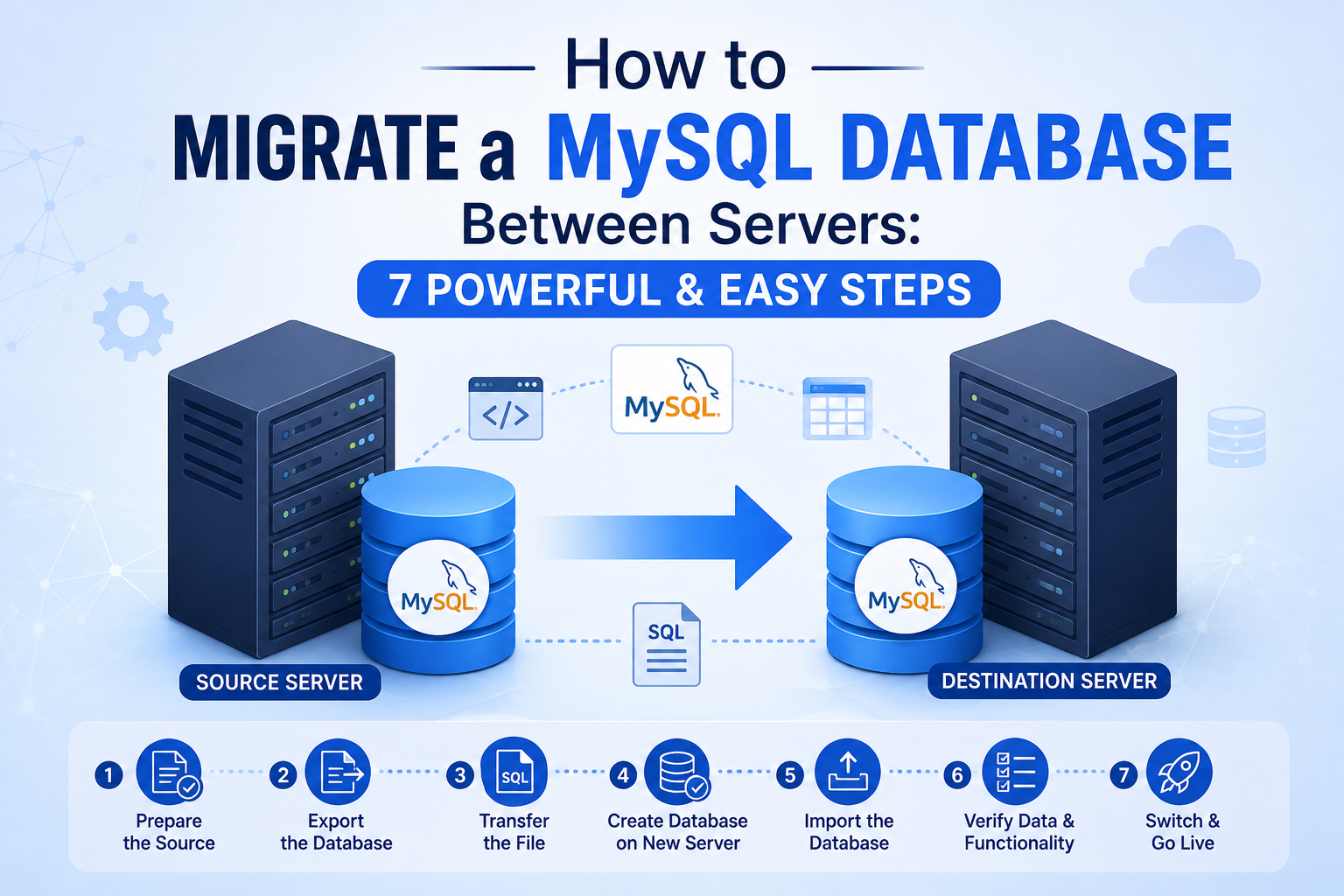 How to Migrate a MySQL Database Between Servers in 7 Powerful & Easy Steps