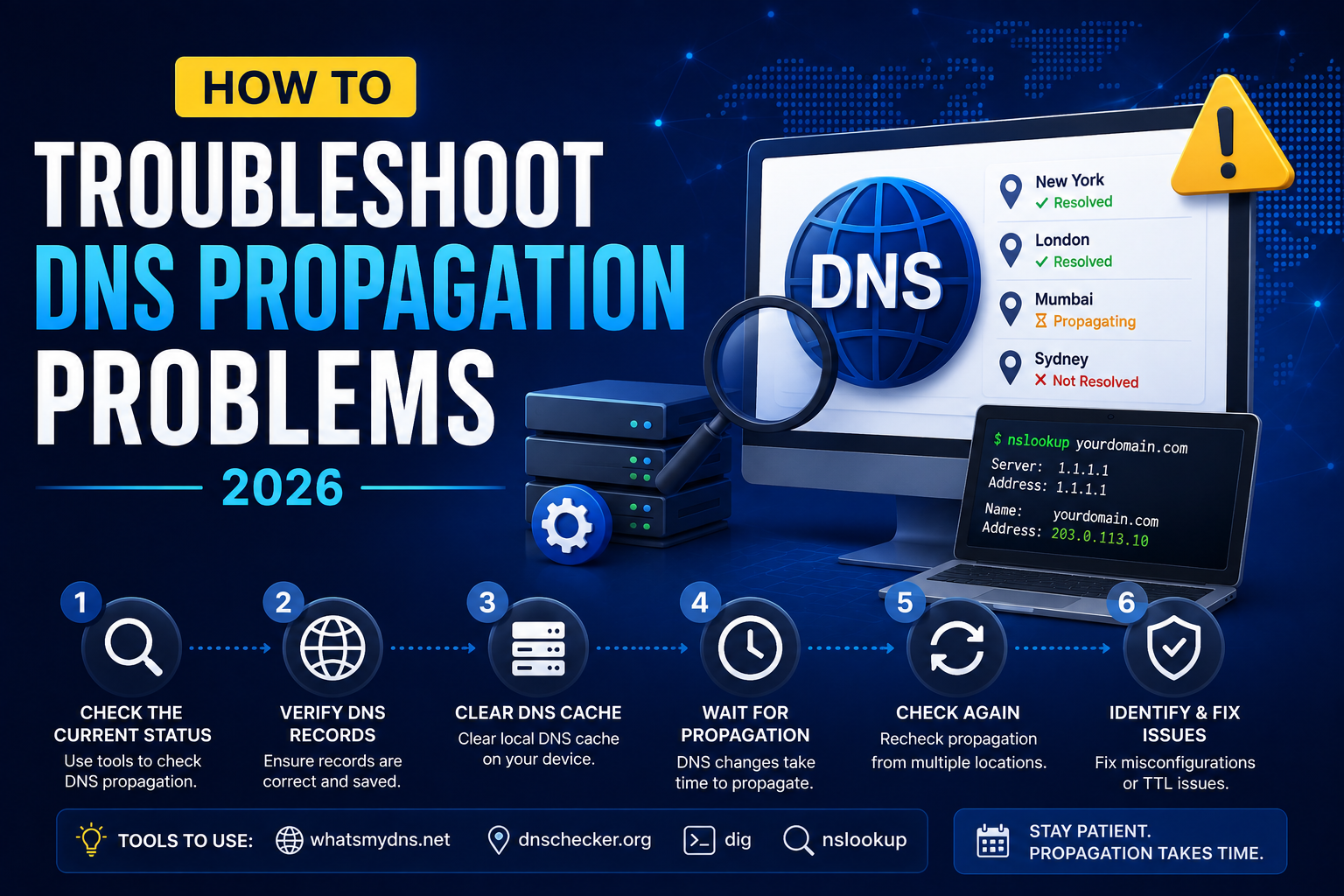 How to Troubleshoot DNS Propagation Problems 2026