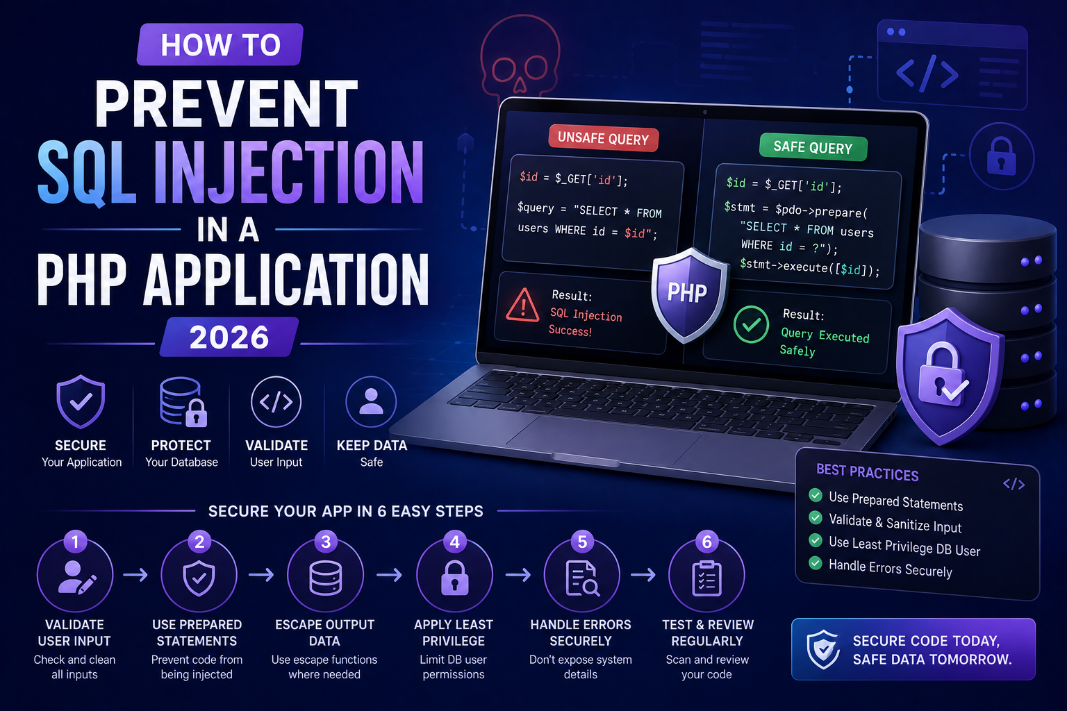 How to Prevent SQL Injection in a PHP Application