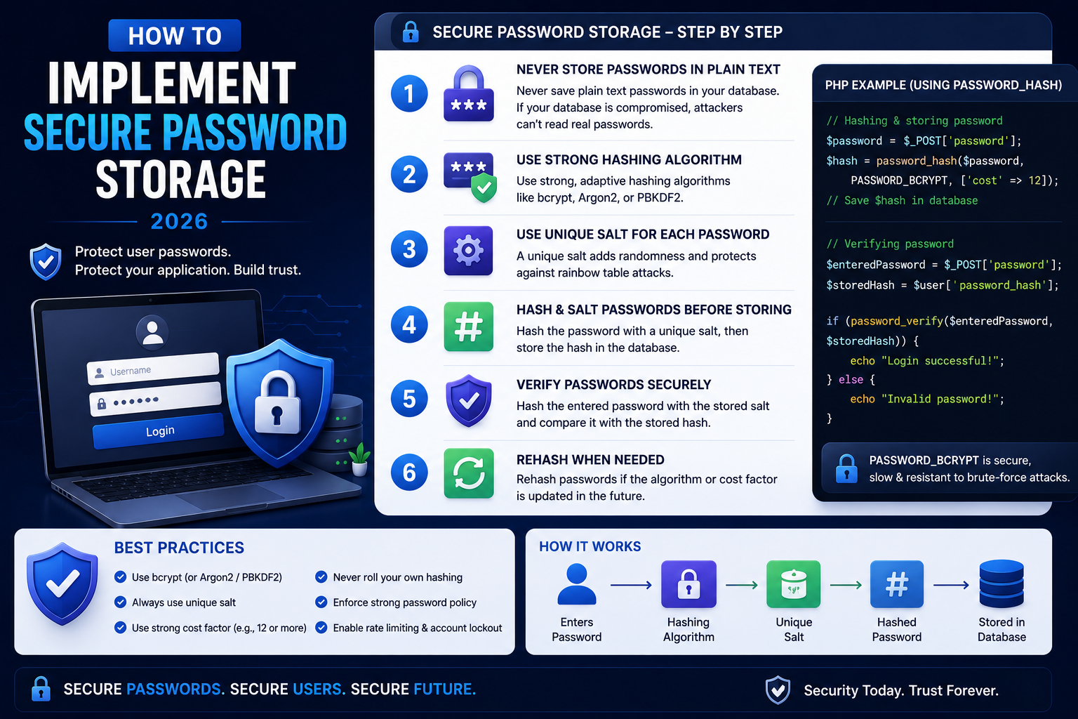 How to Implement Secure Password Storage 2026