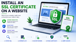 Learn How to Install an SSL Certificate on a Website with this beginner-friendly guide. Configure SSL, enable HTTPS, fix errors, redirect HTTP, and test security