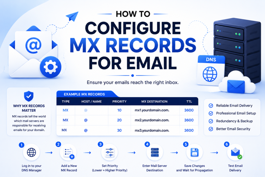 How to Configure MX Records for Email: 7 Proven Easy Steps How to Configure MX Records for Email