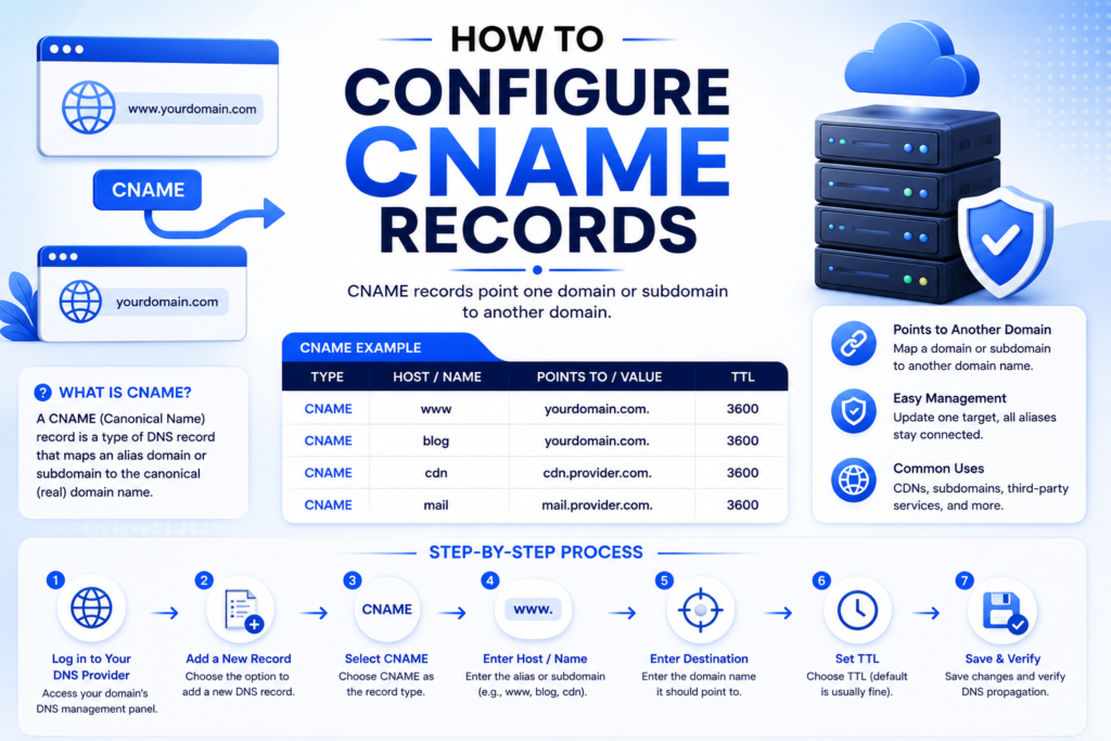 How to Configure CNAME Records