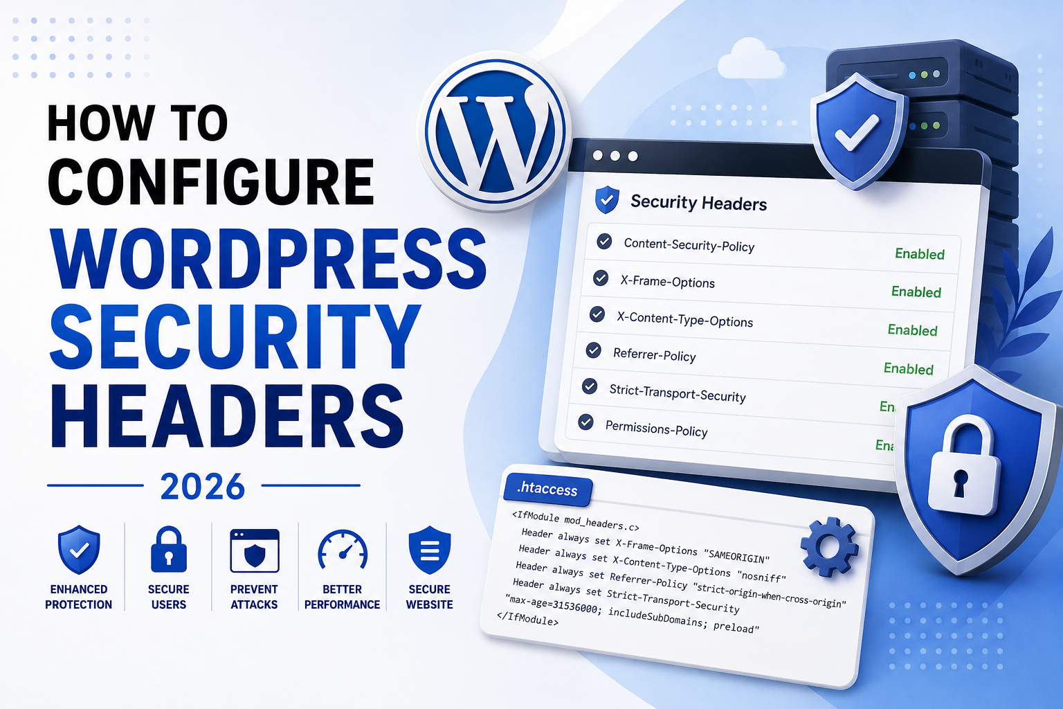 How to Configure WordPress Security Headers 2026