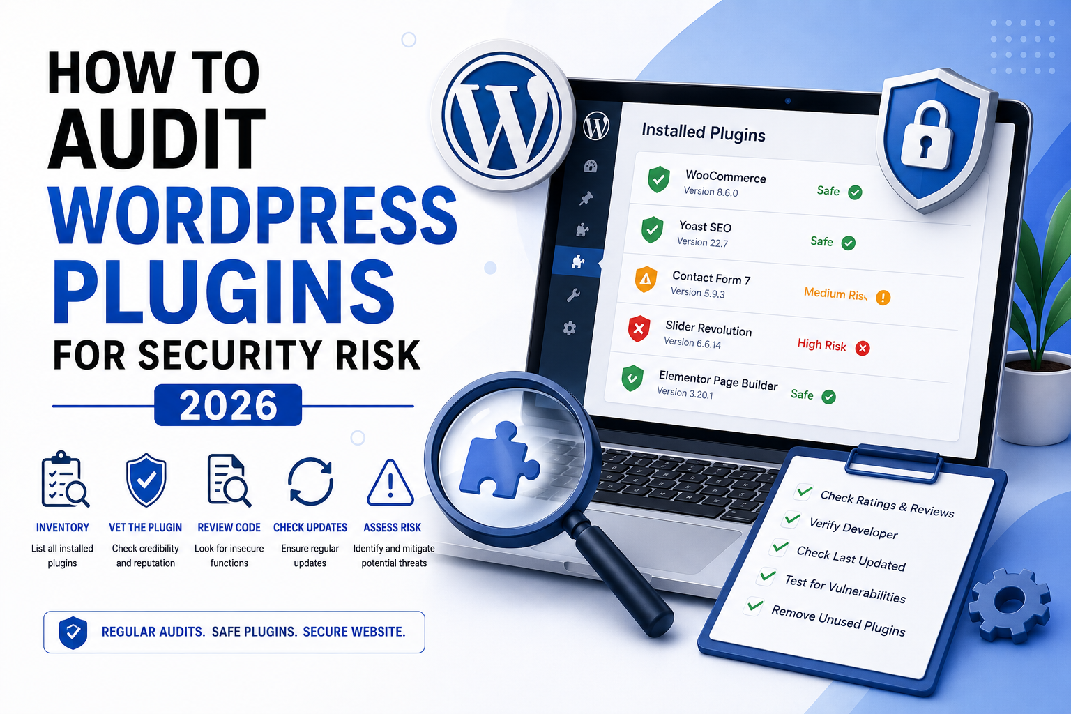 How to Audit WordPress Plugins for Security Risk 2026