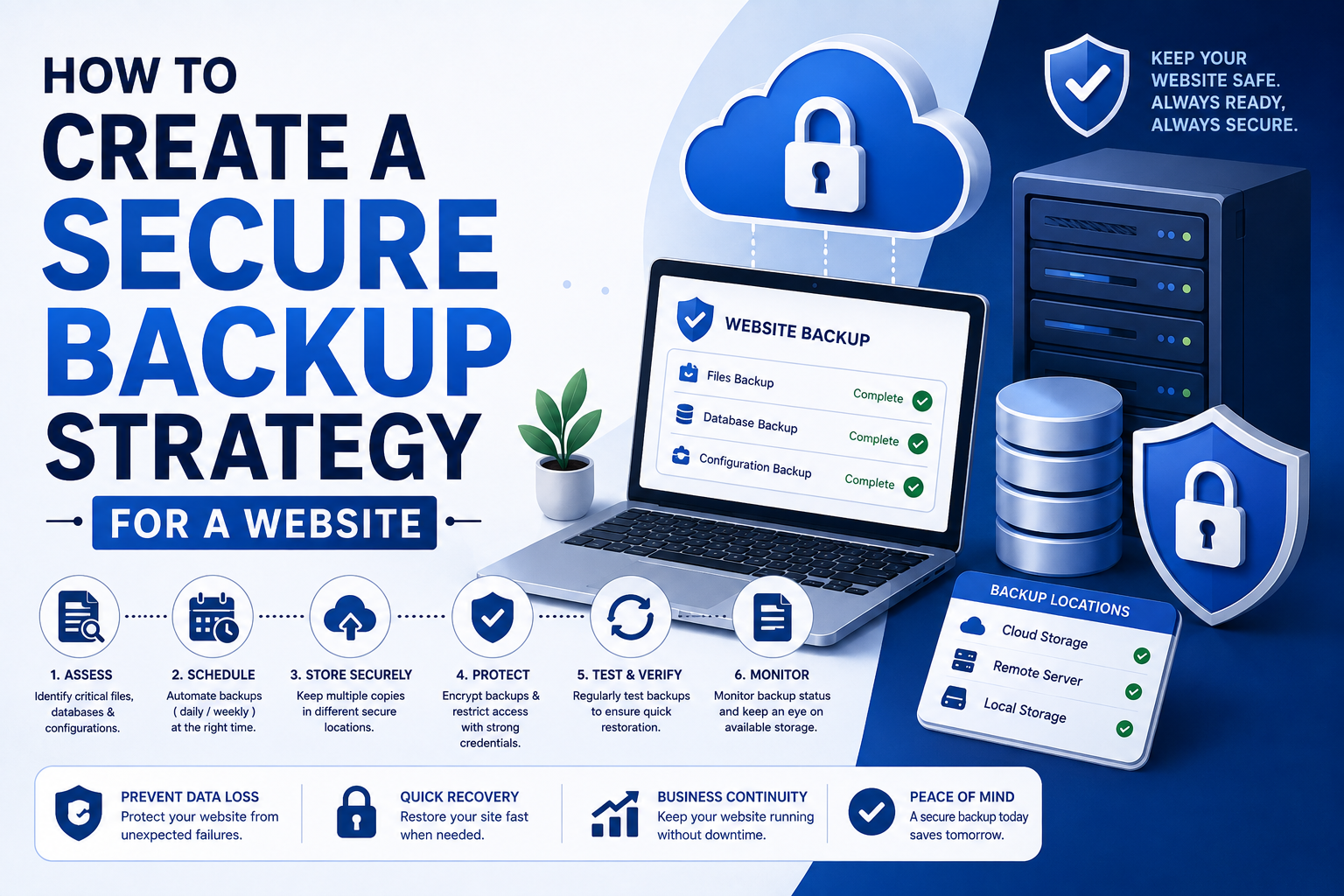 How to Create a Secure Backup Strategy for a Website